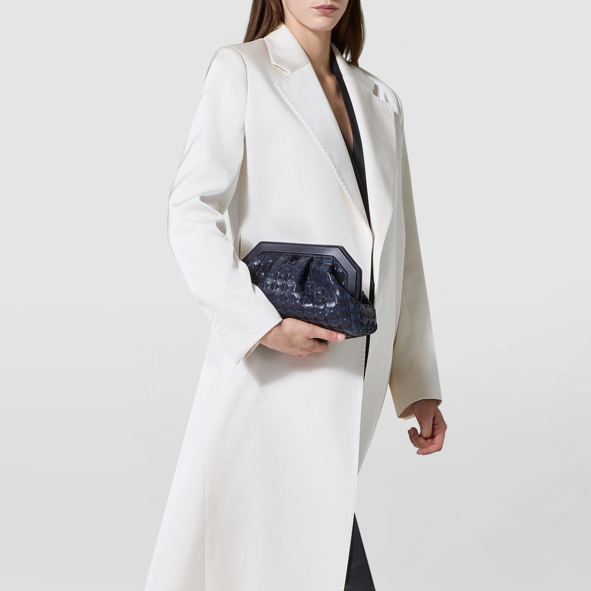 Pochette Secret en cuir Mosaico - Blue