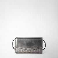 Pochette w/mirror Mosaico Ruthenium - Ruthenium