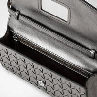 Pochette w/mirror Mosaico Ruthenium - Ruthenium