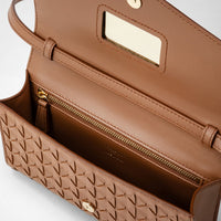 Pochette w/mirror Mosaico Tan - Tan