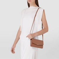 Pochette w/mirror Mosaico Tan - Tan