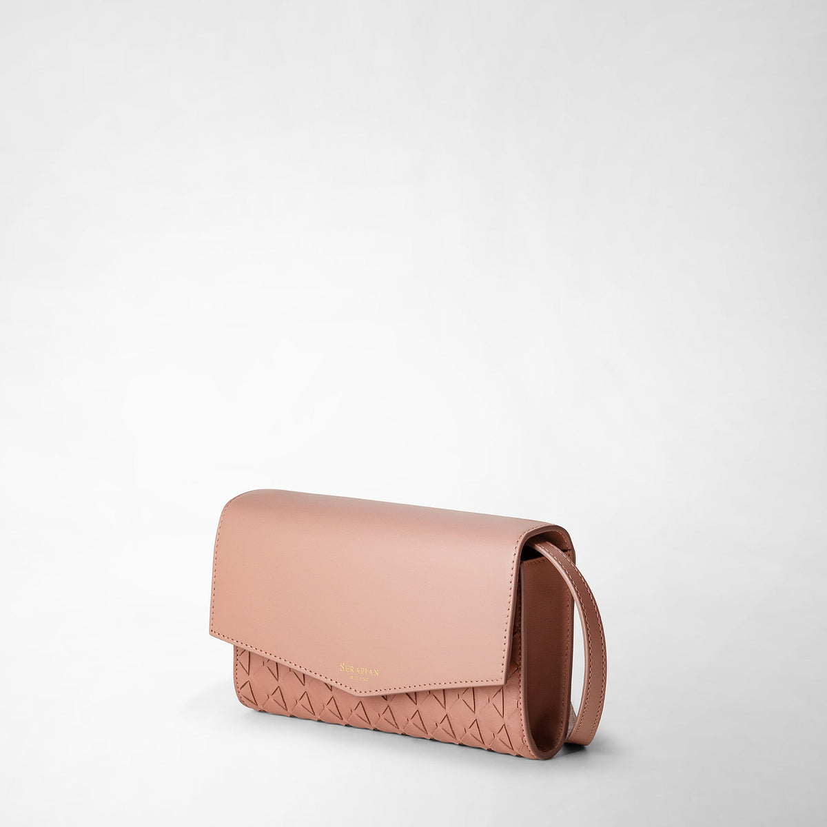 Pochette w/mirror Mosaico Blush - Blush