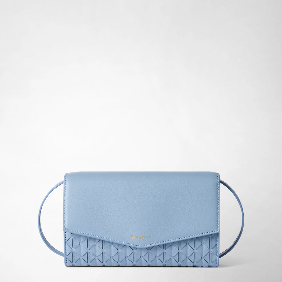 Pochette w/mirror Mosaico Cornflower - Cornflower