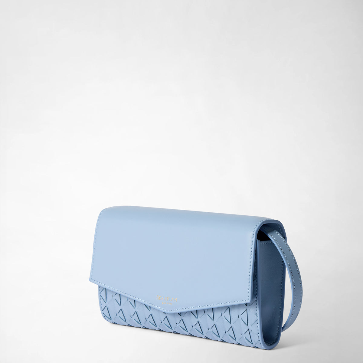 Pochette w/mirror Mosaico Cornflower - Cornflower