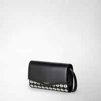 Pochette w/mirror Mosaico Blk/Off White - Black & Off White