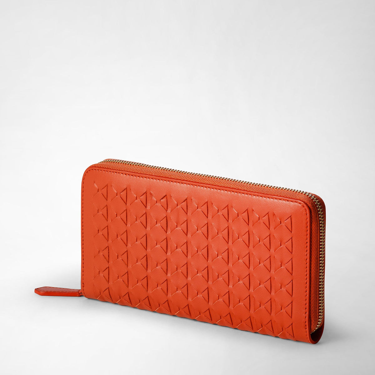 Zip around wallet Mosaico Coral Red - Coral Red