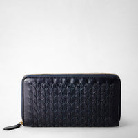 Zipped wallet Mosaico Midnight Blue - Midnight Blue