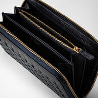 Zipped wallet Mosaico Midnight Blue - Midnight Blue