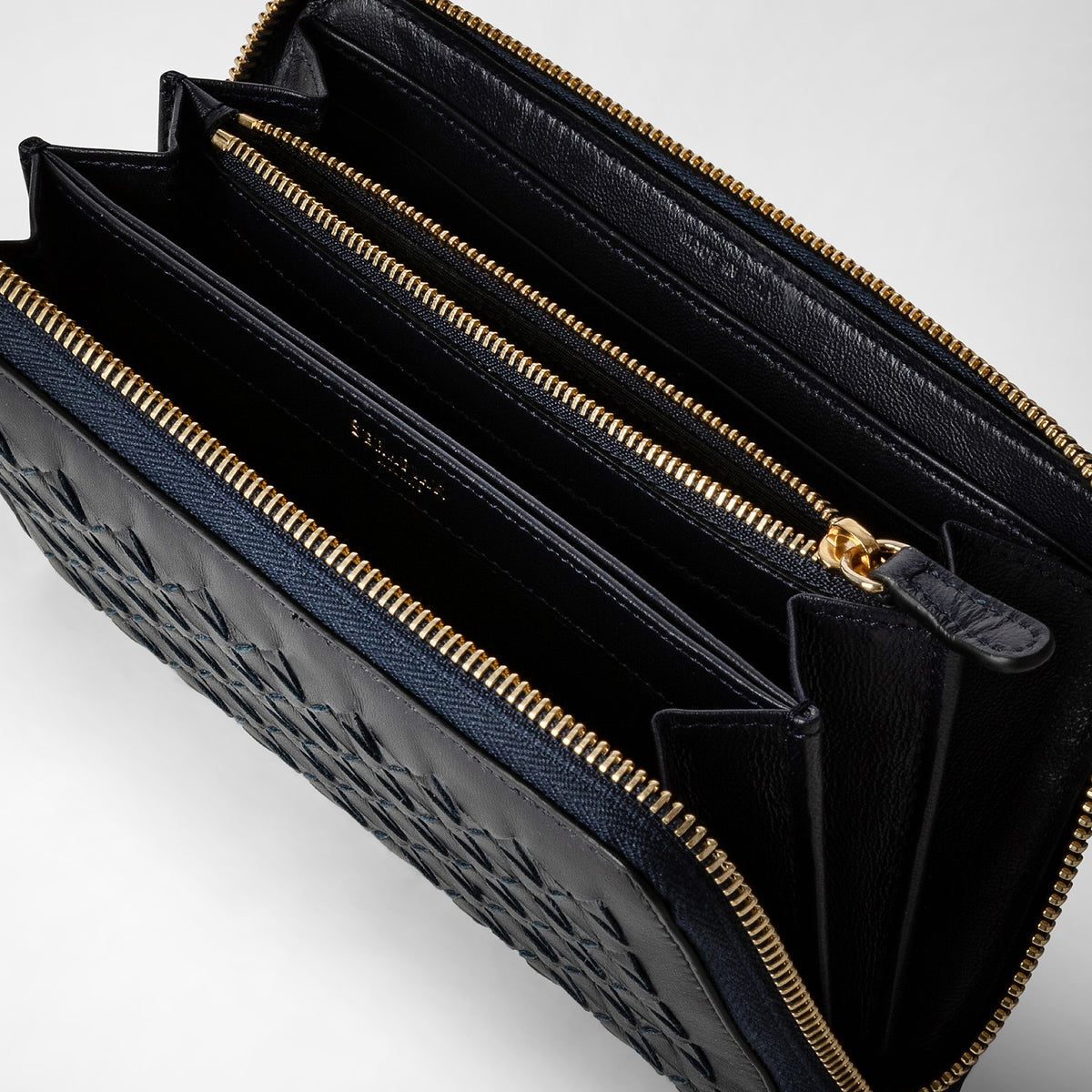 Zipped wallet Mosaico Midnight Blue - Midnight Blue