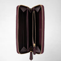 Zipped wallet Mosaico Dark Plum - Dark Plum
