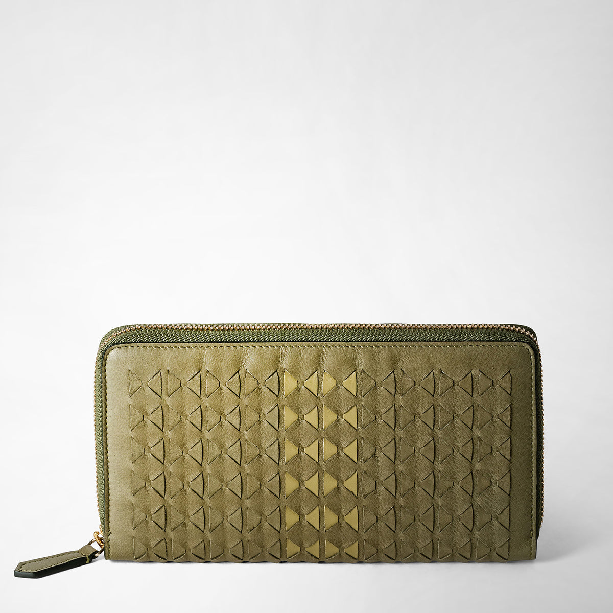 Zipped wallet Mosaico Cactus/Light Green - Cactus & Light Green