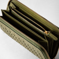 Zipped wallet Mosaico Cactus/Light Green - Cactus & Light Green