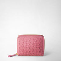 Mini zip wallet Mosaico Petal - Petal