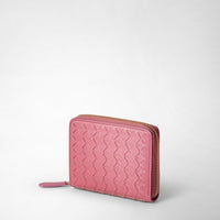Mini zip wallet Mosaico Petal - Petal