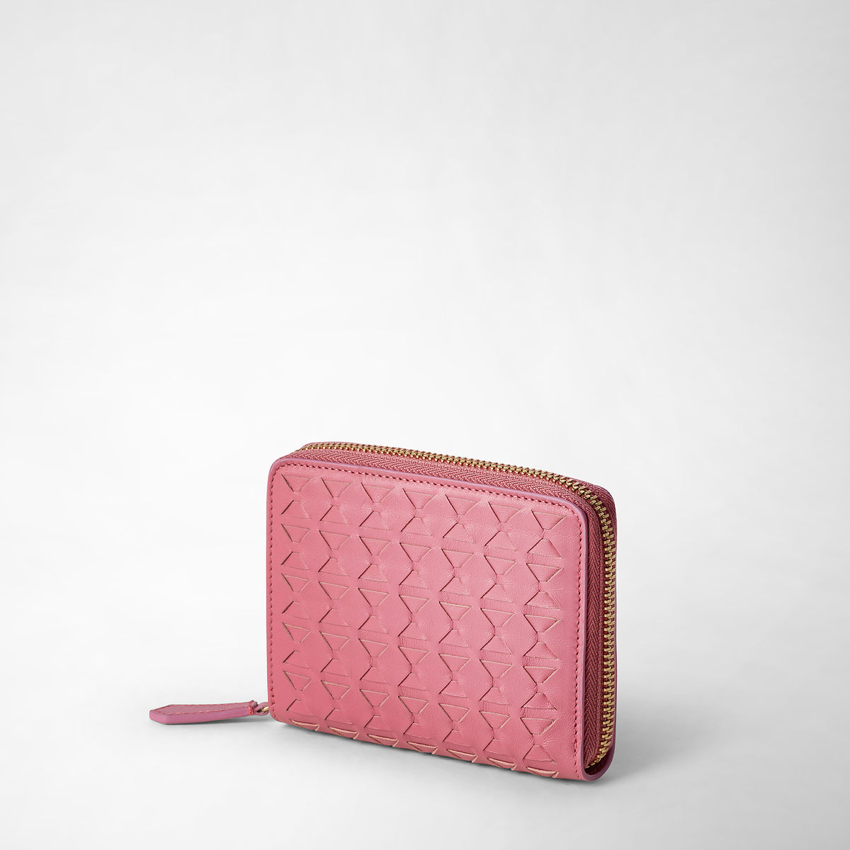 Mini zip wallet Mosaico Petal - Petal