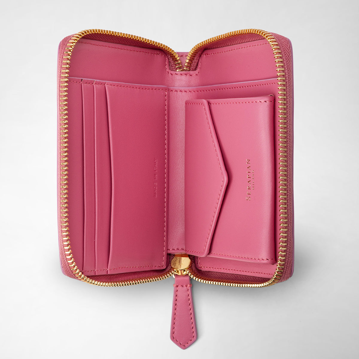 Mini zip wallet Mosaico Petal - Petal