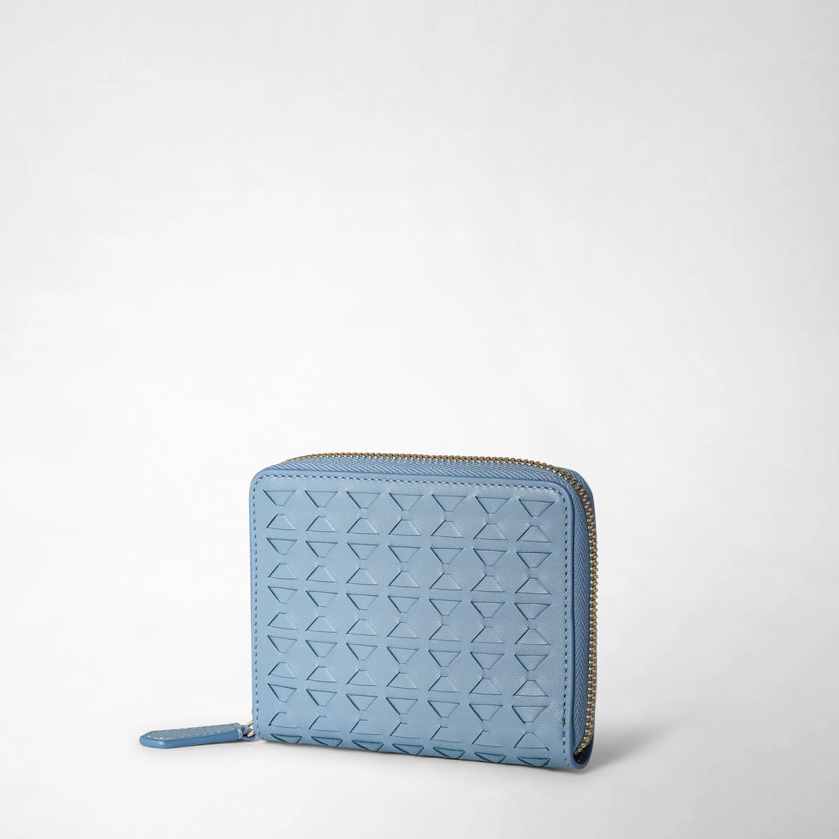 Mini zip wallet Mosaico Cornflower - Cornflower