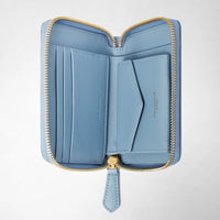 Mini zip wallet Mosaico Cornflower - Cornflower