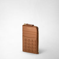 Zip card case Mosaico Tan - Tan