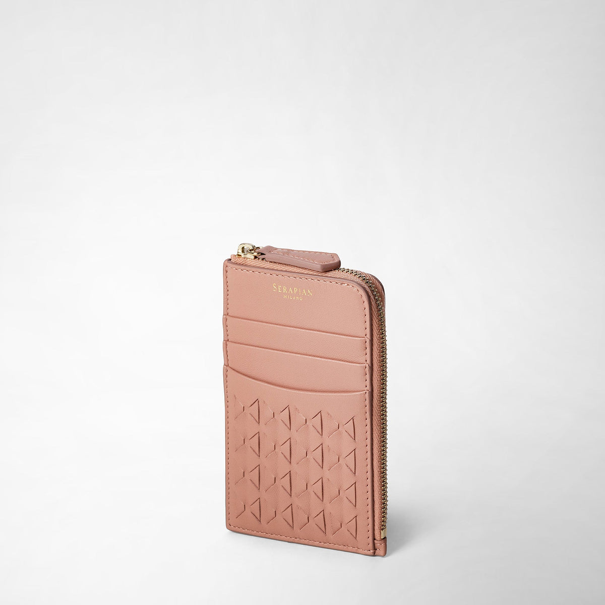 Zip card case Mosaico Blush - Blush