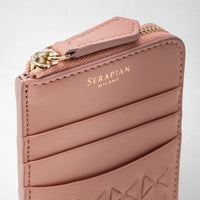 Zip card case Mosaico Blush - Blush