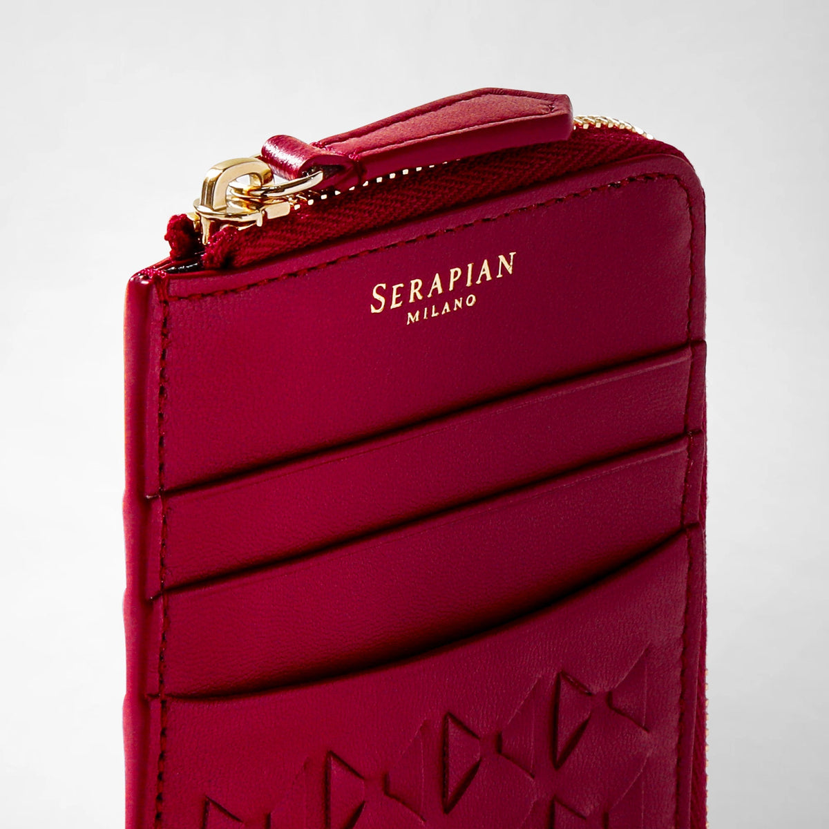Zip card case Mosaico Lipstick - Lipstick