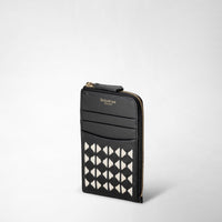 Zip card case Mosaico Black/OffWh - Black & Off White