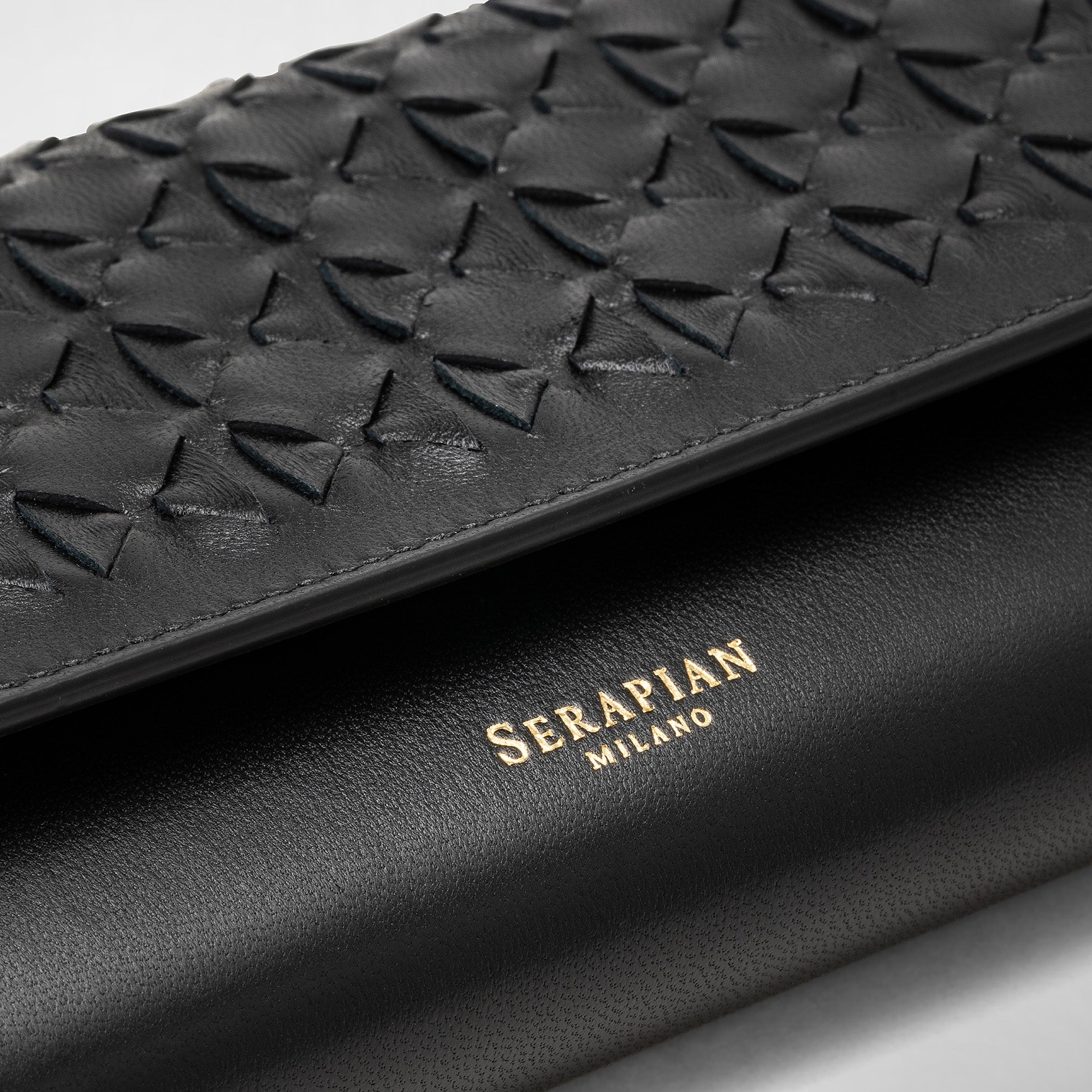 Portefeuille Continental en cuir Mosaico - Black