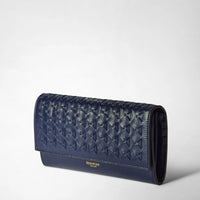 Continental Mosaico Leather Wallet - Blue