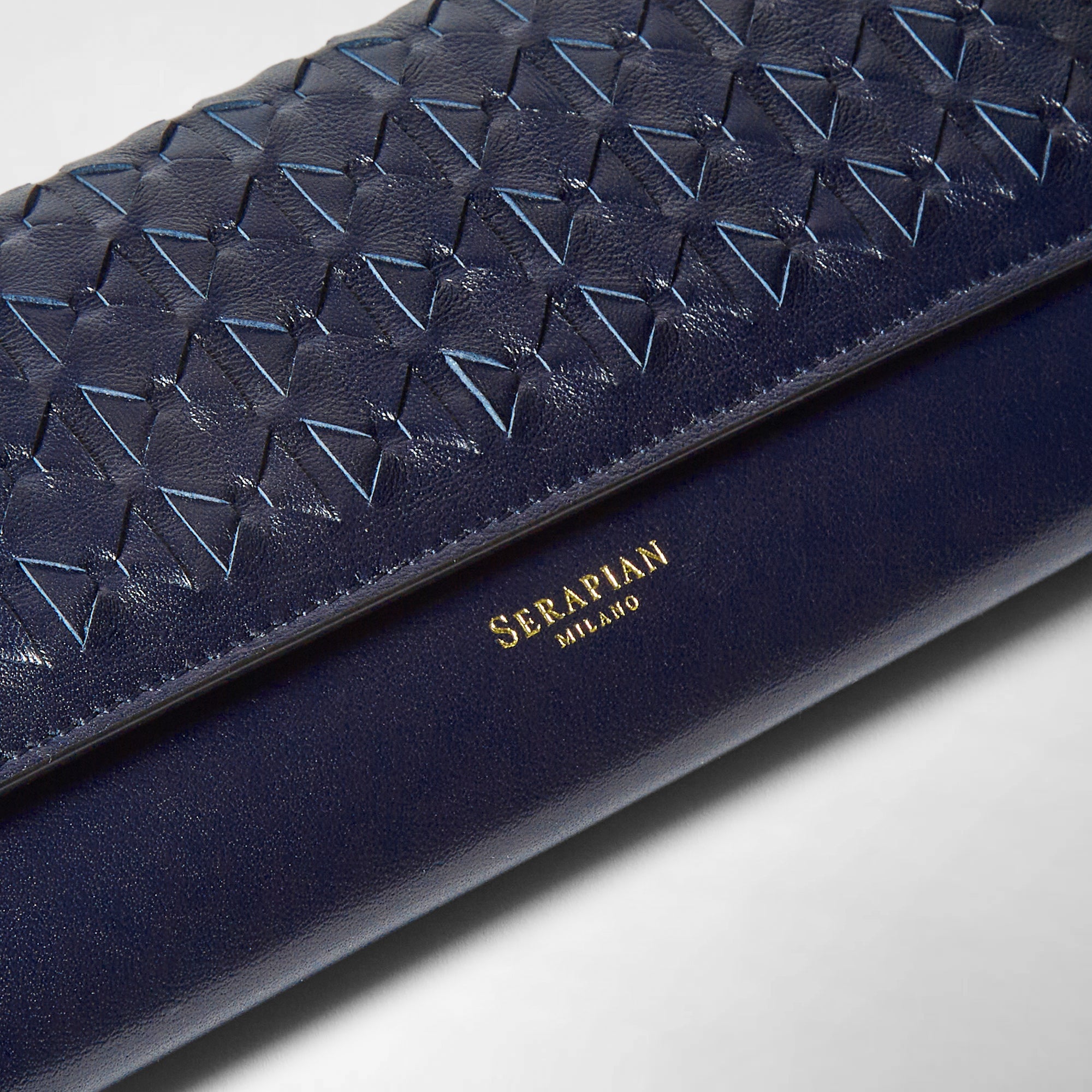Continental Mosaico Leather Wallet - Blue