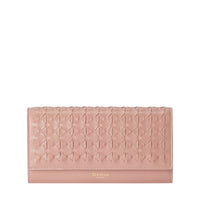 Continental Mosaico Leather Wallet - Blush
