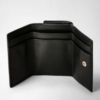 Mini trifold wallet Mosaico Blk/OffWh - Black & Off White