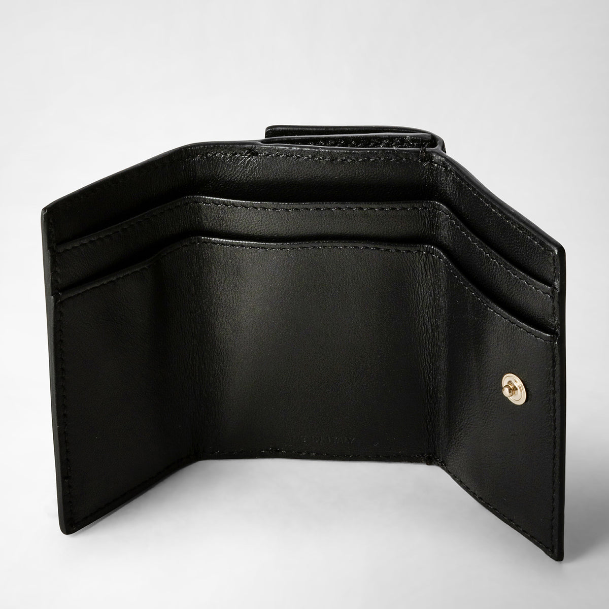 Mini trifold wallet Mosaico Blk/OffWh - Black & Off White