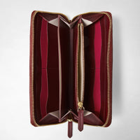 Zip around wallet Mosaico Rosewood - Rosewood