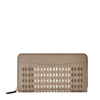 Portefeuille zippé en cuir Mosaico - Sahara