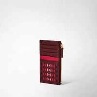 Zip card case Mosaico Rosewood - Rosewood