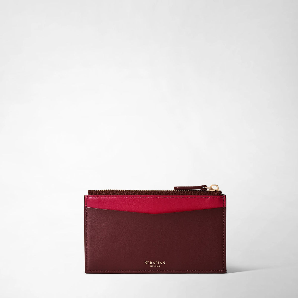 Zip card case Mosaico Rosewood - Rosewood