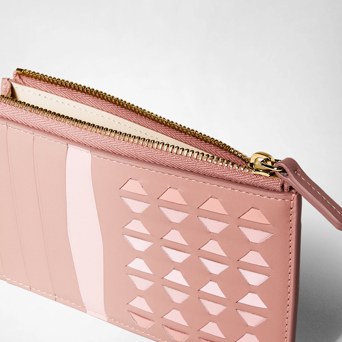 Zip card case Mosaico Blush - Blush