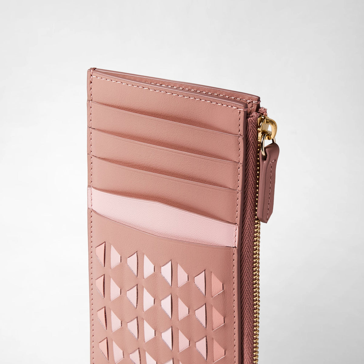 Zip card case Mosaico Blush - Blush