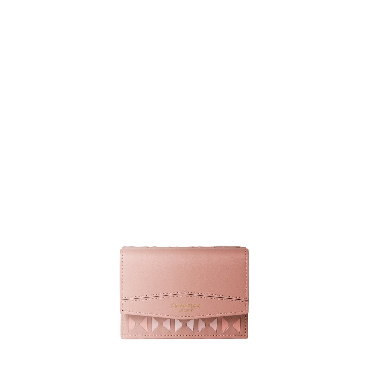 Mini trifold wallet Mosaico Blush - Blush