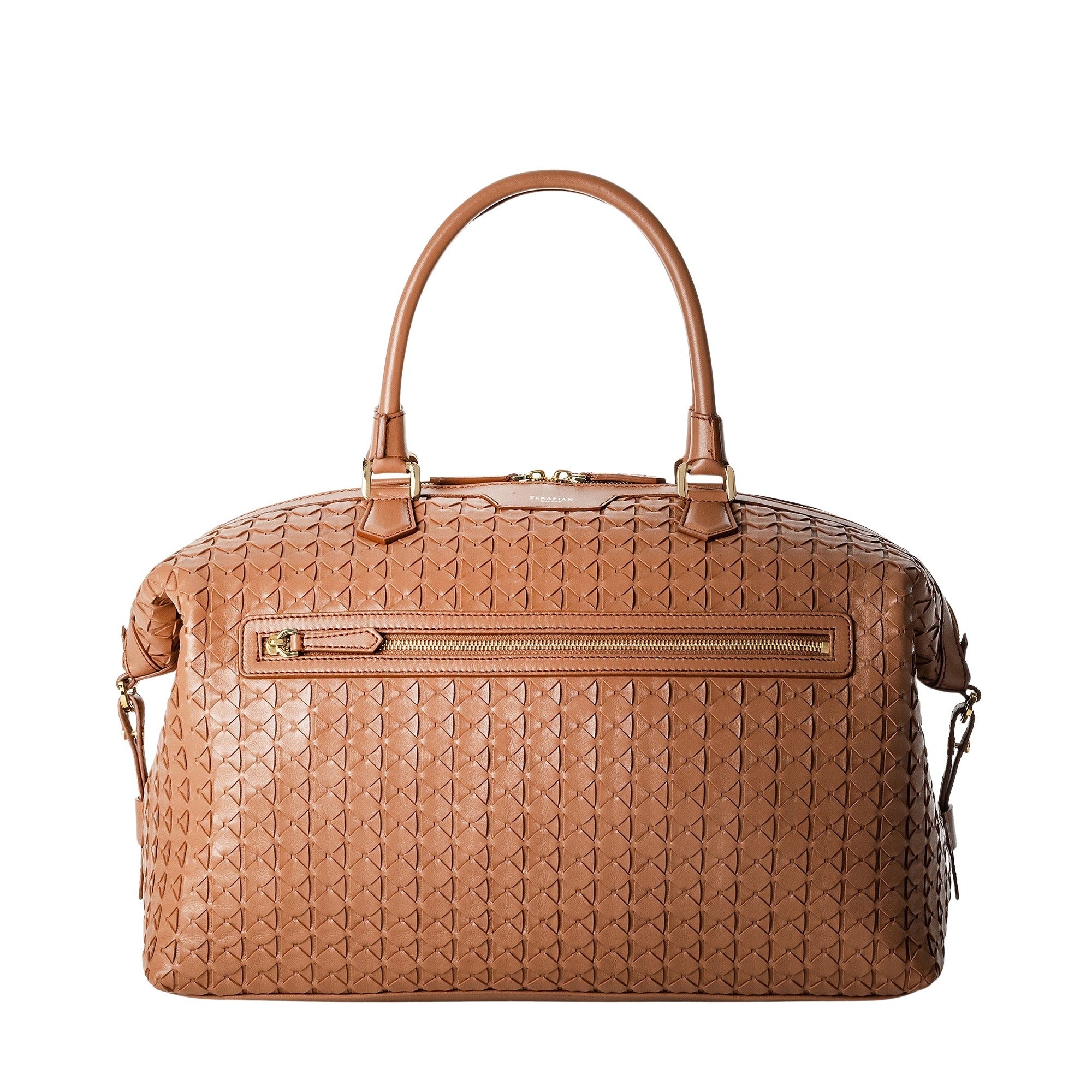 Sac de voyage en cuir Mosaico - Tan