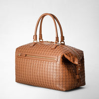 Sac de voyage en cuir Mosaico - Tan