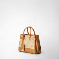 New Meliné Rafia Natural/Caramel - Natural & Caramel