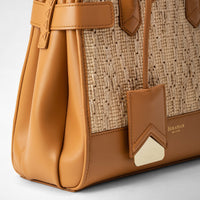 New Meliné Rafia Natural/Caramel - Natural & Caramel