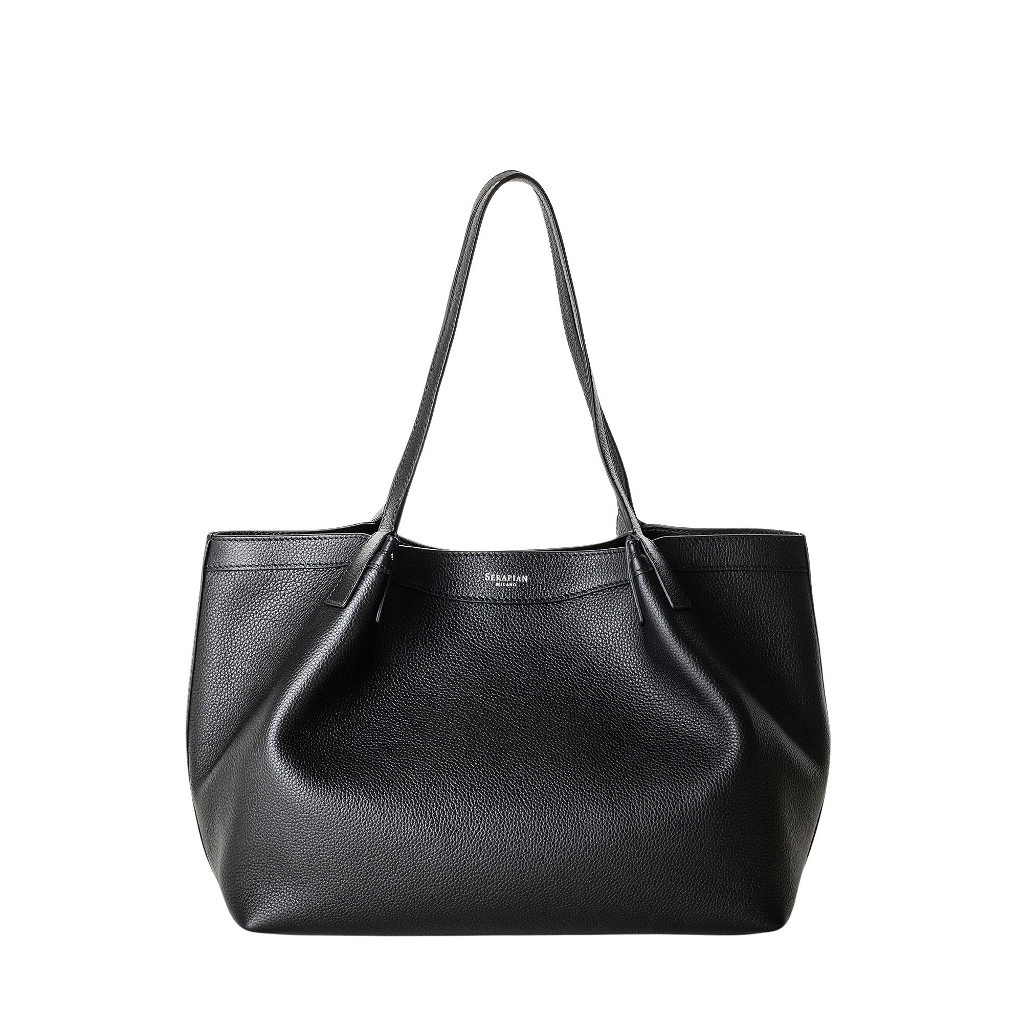 Petit sac Secret en cuir Rugiada - Black