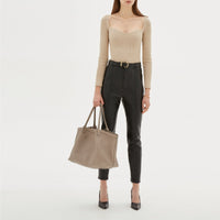 Sac Secret en cuir Rugiada - Sahara
