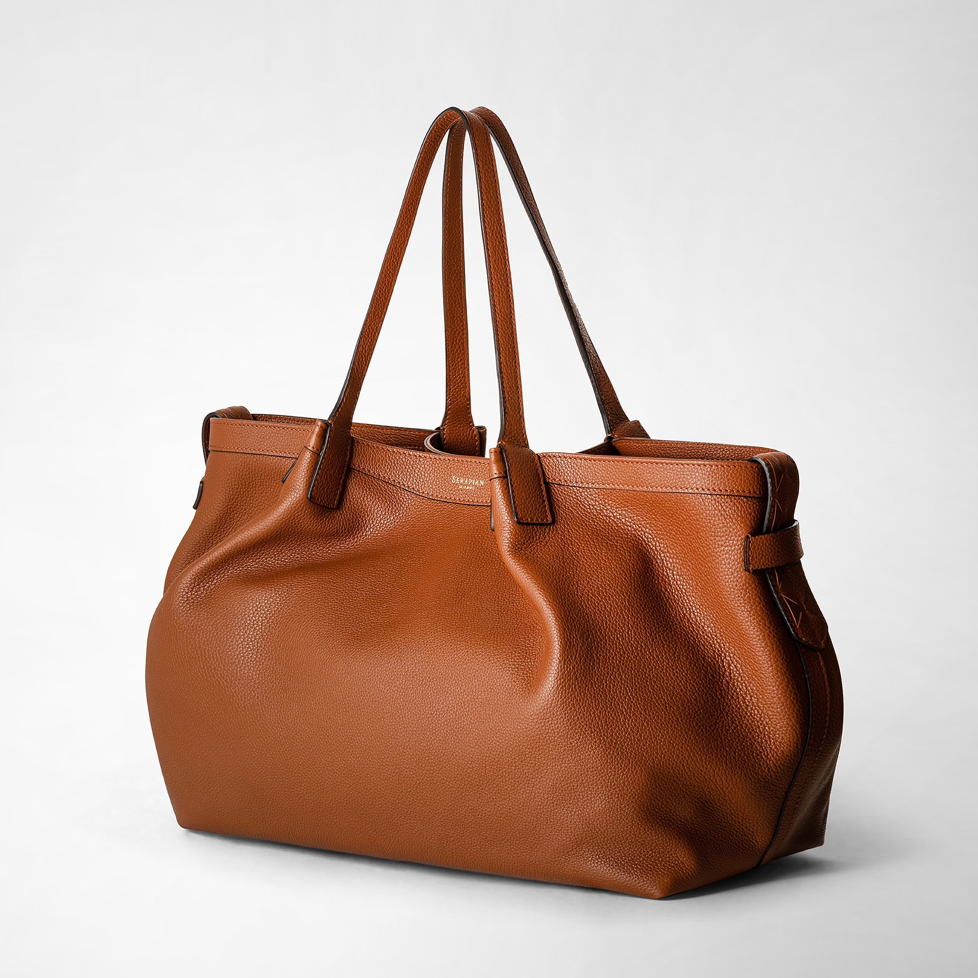 Sac Secret en cuir Rugiada - Cuoio