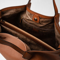 Sac Secret en cuir Rugiada - Cuoio