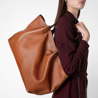 Sac Secret en cuir Rugiada - Cuoio