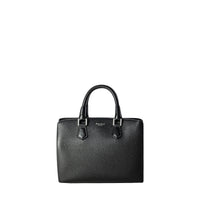 Luna small handbag in Rugiada leather - Black